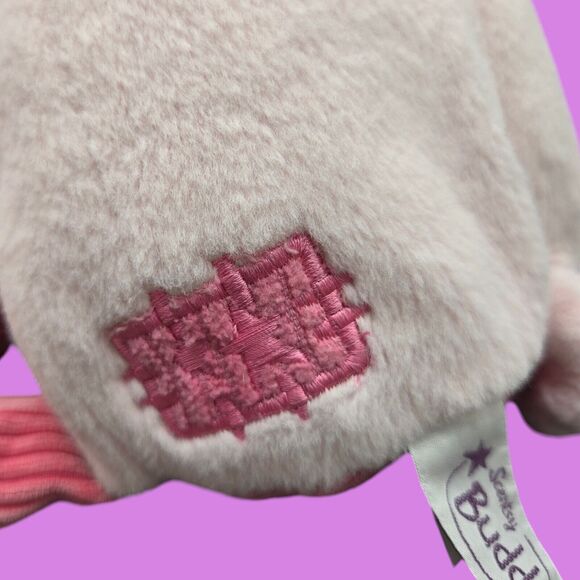 2010 Scentsy Buddy Pink Penny The Pig Empty Pouch Ribbed Corduroy Stuffed Plush - Picture 12 of 15